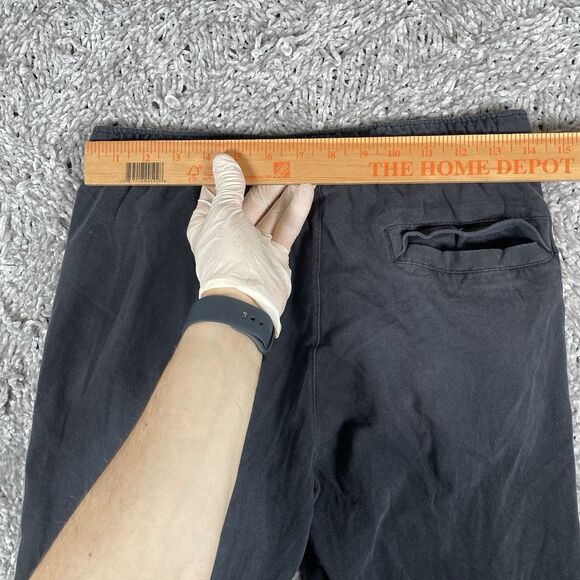 Nike Jogger Pants Men's Size Small Black Sweatpants Lounge Activewear Drawstring - Picture 6 of 8